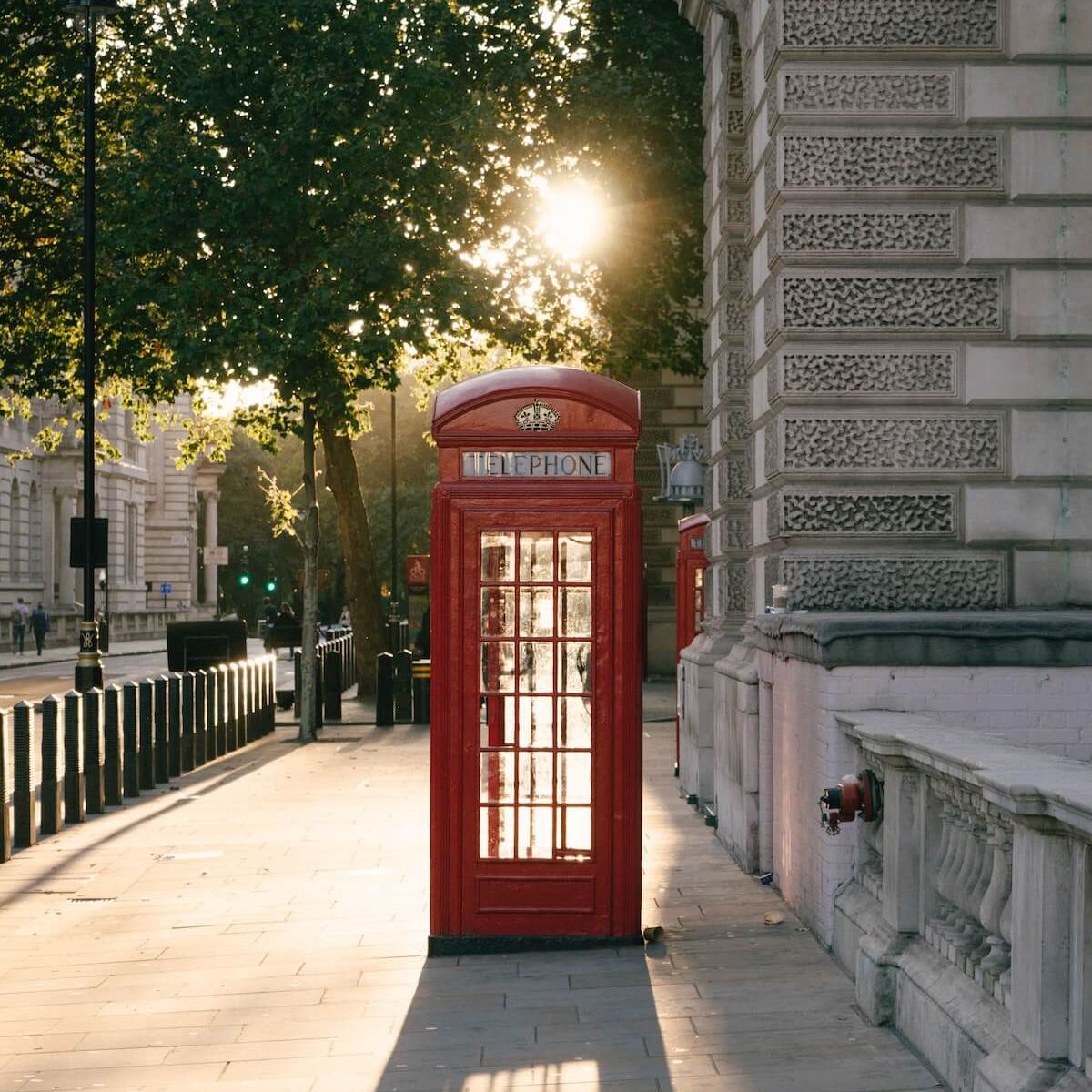 Empty Street Phonebox