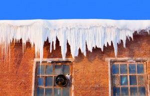 Snowy Building